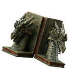 Maxbell 2 Pieces Western Dragon Statue Bookends for Study Room Accessories Versatile