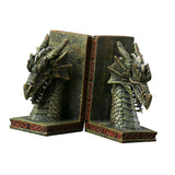Maxbell 2 Pieces Western Dragon Statue Bookends for Study Room Accessories Versatile