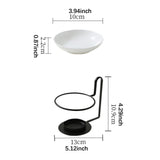 Maxbell Essential Oil Burner Decorative Fragrance Warmer for Bedroom SPA Meditation