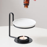 Maxbell Essential Oil Burner Decorative Fragrance Warmer for Bedroom SPA Meditation