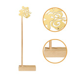 Maxbell Calligraphy Pen Holder Chinese Fu Character for Home Calligraphy Lovers Gift Gold