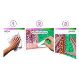 Maxbell 2 Pieces Fringe Curtains Party Decorations Shiny for Bridal Shower Festivals Pink Green