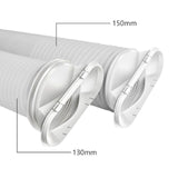 Maxbell Portable Air Conditioner Window Kit Window Vent Kit for Repairing Fitment 3PCS