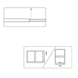 Maxbell Portable Air Conditioner Window Kit Window Vent Kit for Repairing Fitment 3PCS