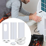 Maxbell Portable Air Conditioner Window Kit Window Vent Kit for Repairing Fitment 3PCS