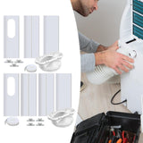 Maxbell Portable Air Conditioner Window Kit Window Vent Kit for Repairing Fitment 3PCS