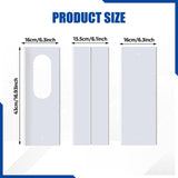 Maxbell Portable Air Conditioner Window Kit Window Vent Kit for Repairing Fitment 4PCS
