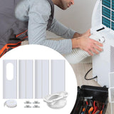 Maxbell Portable Air Conditioner Window Kit Window Vent Kit for Repairing Fitment 4PCS