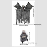 Maxbell Electric Halloween Hanging Ghost Ghost Ornament for Courtyard Garden Holiday