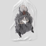 Maxbell Electric Halloween Hanging Ghost Ghost Ornament for Courtyard Garden Holiday
