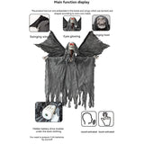 Maxbell Electric Halloween Hanging Ghost Ghost Ornament for Courtyard Garden Holiday