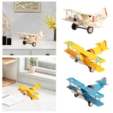 Maxbell Helicopter Model Unique Iron Airplane Model for TV Cabinet Bedroom Ornaments White