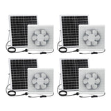 Maxbell Solar Powered Fan Ventilation Air Extractor for Chicken Coop Picnic Basement 6inch