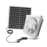 Maxbell Solar Powered Fan Ventilation Air Extractor for Chicken Coop Picnic Basement 12inch