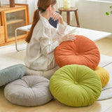 Maxbell Round Floor Pillow Lightweight Seating Cushion for Chair Sofa Office Balcony Yellow