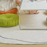 Maxbell Round Floor Pillow Lightweight Seating Cushion for Chair Sofa Office Balcony Yellow