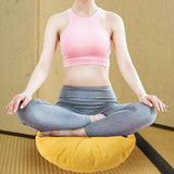 Maxbell Round Floor Pillow Lightweight Seating Cushion for Chair Sofa Office Balcony Yellow