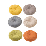 Maxbell Round Floor Pillow Lightweight Seating Cushion for Chair Sofa Office Balcony Yellow