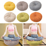 Maxbell Round Floor Pillow Lightweight Seating Cushion for Chair Sofa Office Balcony Yellow