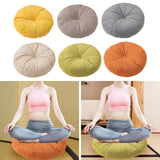 Maxbell Round Floor Pillow Lightweight Seating Cushion for Chair Sofa Office Balcony Yellow