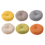 Maxbell Round Floor Pillow Lightweight Seating Cushion for Chair Sofa Office Balcony Yellow