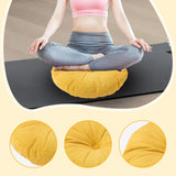 Maxbell Round Floor Pillow Lightweight Seating Cushion for Chair Sofa Office Balcony Yellow