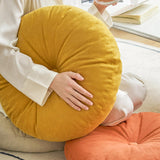 Maxbell Round Floor Pillow Lightweight Seating Cushion for Chair Sofa Office Balcony Yellow