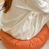 Maxbell Round Floor Pillow Lightweight Seating Cushion for Chair Sofa Office Balcony Yellow