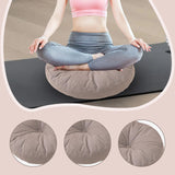 Maxbell Round Floor Pillow Lightweight Seating Cushion for Chair Sofa Office Balcony Gray