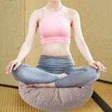 Maxbell Round Floor Pillow Lightweight Seating Cushion for Chair Sofa Office Balcony Gray