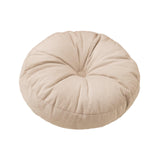 Maxbell Round Floor Pillow Lightweight Seating Cushion for Chair Sofa Office Balcony Beige