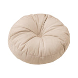 Maxbell Round Floor Pillow Lightweight Seating Cushion for Chair Sofa Office Balcony Beige
