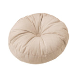 Maxbell Round Floor Pillow Lightweight Seating Cushion for Chair Sofa Office Balcony Beige