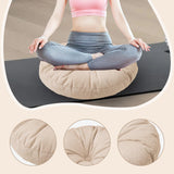 Maxbell Round Floor Pillow Lightweight Seating Cushion for Chair Sofa Office Balcony Beige