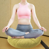 Maxbell Round Floor Pillow Lightweight Seating Cushion for Chair Sofa Office Balcony Green