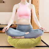 Maxbell Round Floor Pillow Lightweight Seating Cushion for Chair Sofa Office Balcony Green