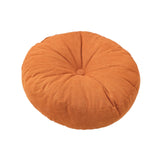 Maxbell Round Floor Pillow Lightweight Seating Cushion for Chair Sofa Office Balcony Orange