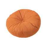 Maxbell Round Floor Pillow Lightweight Seating Cushion for Chair Sofa Office Balcony Orange