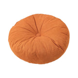 Maxbell Round Floor Pillow Lightweight Seating Cushion for Chair Sofa Office Balcony Orange