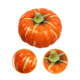 Maxbell Artificial Pumpkin Decor Foam Pumpkin for Halloween Decor Thanksgiving Party yellow
