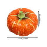 Maxbell Artificial Pumpkin Decor Foam Pumpkin for Halloween Decor Thanksgiving Party yellow
