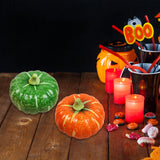 Maxbell Artificial Pumpkin Decor Foam Pumpkin for Halloween Decor Thanksgiving Party yellow