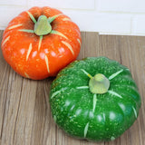 Maxbell Artificial Pumpkin Decor Foam Pumpkin for Halloween Decor Thanksgiving Party yellow