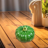 Maxbell Artificial Pumpkin Decor Foam Pumpkin for Halloween Decor Thanksgiving Party Green