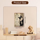Maxbell Tin Painting Vintage Design Pet Oath Decorative Poster for Garage Cafe Store