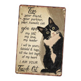 Maxbell Tin Painting Vintage Design Pet Oath Decorative Poster for Garage Cafe Store