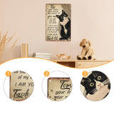 Maxbell Tin Painting Vintage Design Pet Oath Decorative Poster for Garage Cafe Store
