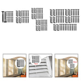 Maxbell Shutter Fasteners Decorative Shutter Hardware Heavy Duty Shutter Panel Nails 12PCS