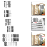 Maxbell Shutter Fasteners Decorative Shutter Hardware Heavy Duty Shutter Panel Nails 12PCS