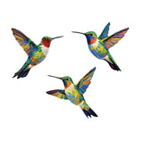 Maxbell 3 Pieces Hummingbird Decorations Hanging Decorations for Porch Patio Outside